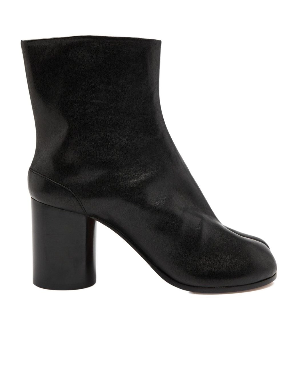 Maison Margiela Black Leather Ankle Boots