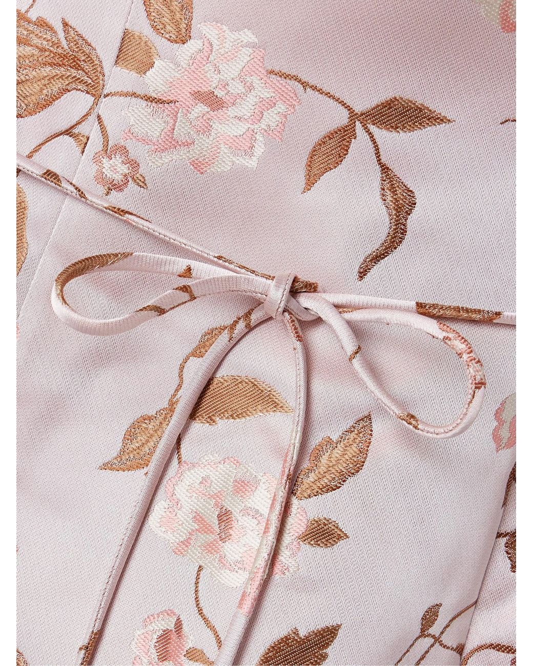 Staud Pink Elegant Fitted Dress