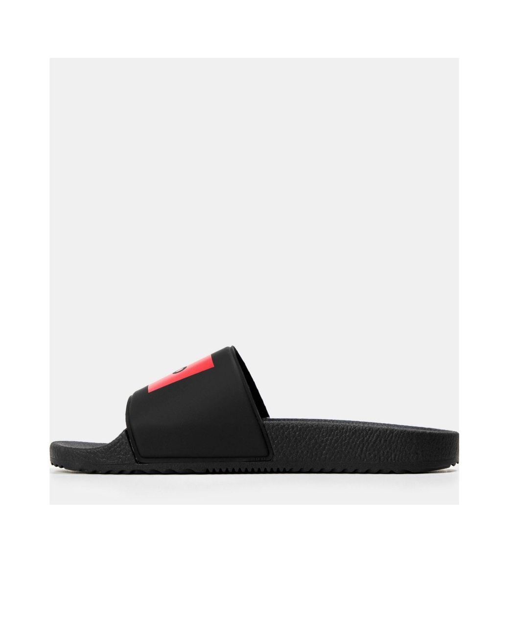 Boss Black Slide Sandals
