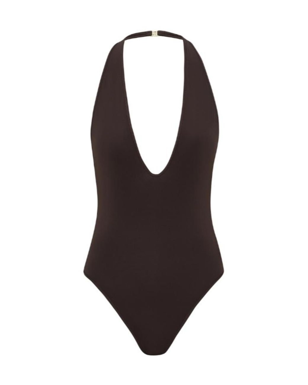 Zimmermann Black Luna Halterneck Bodysuit