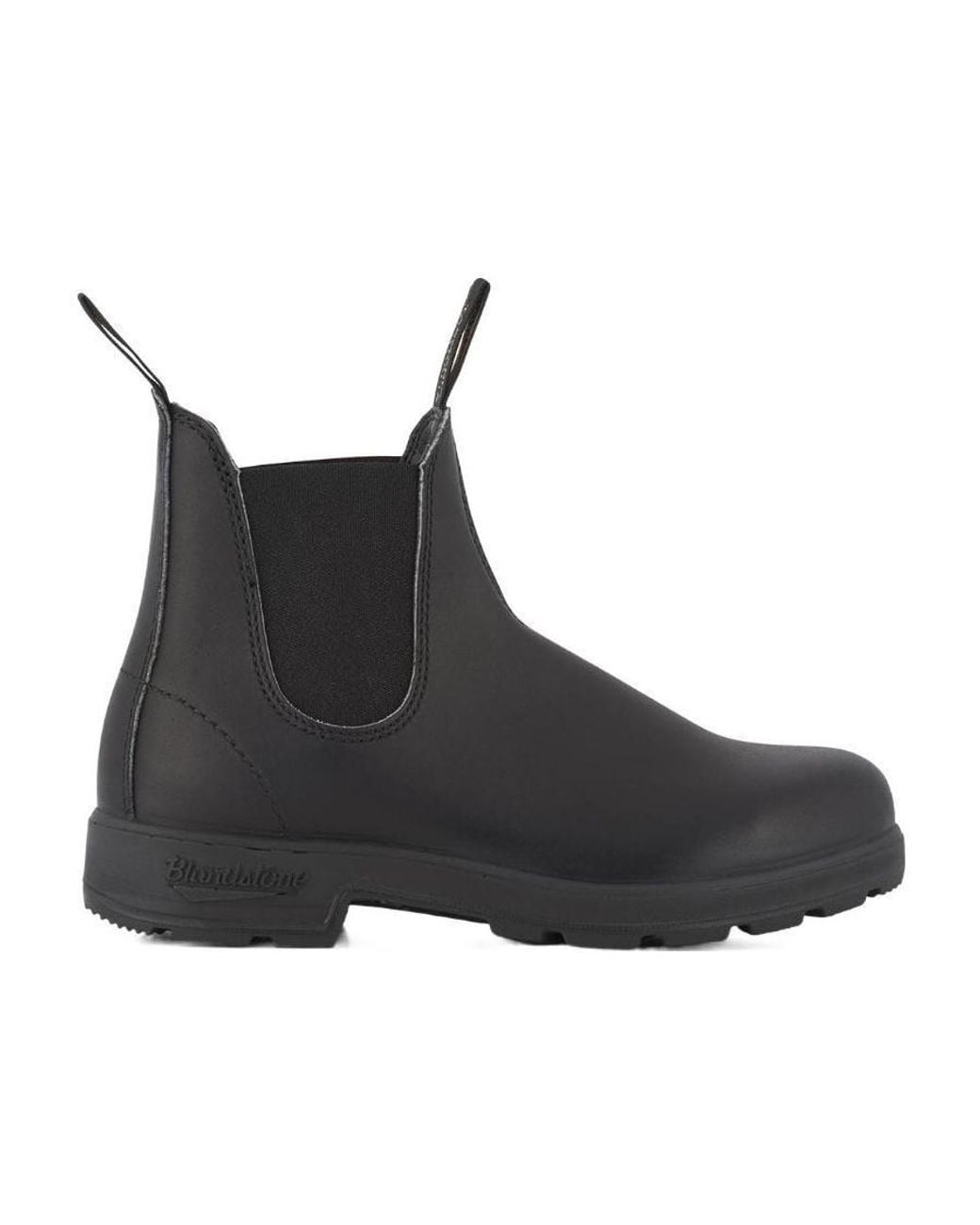 Blundstone Black Logo Chelsea Boots for men