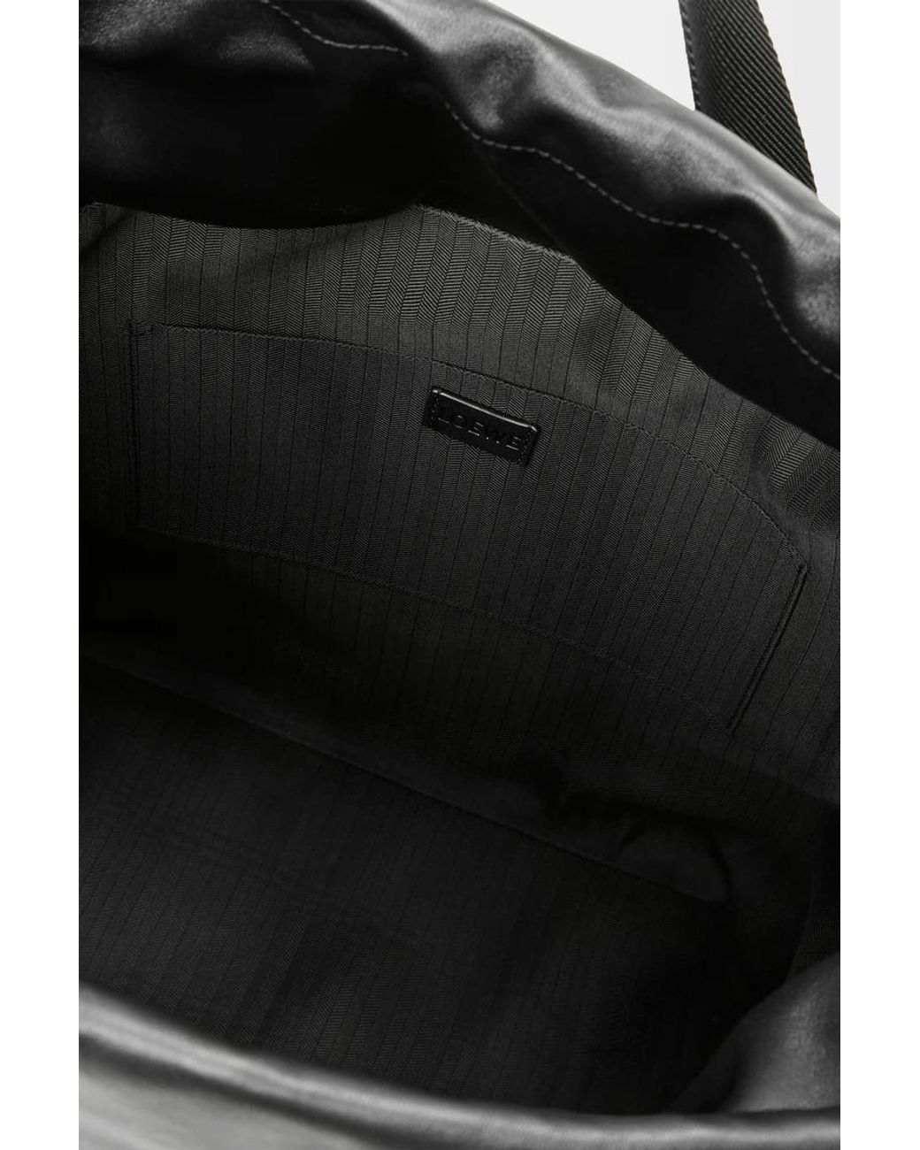 Loewe Black Squad Backpack for men