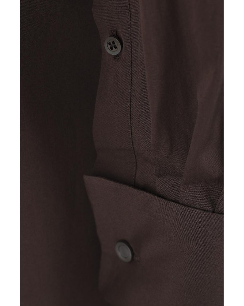 Dries Van Noten Brown Long-Sleeved Blouse