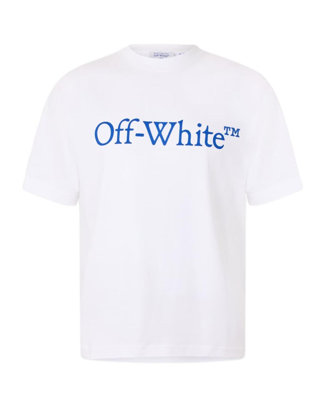 Off-White c/o Virgil Abloh White Logo Crew Neck T-Shirt for men