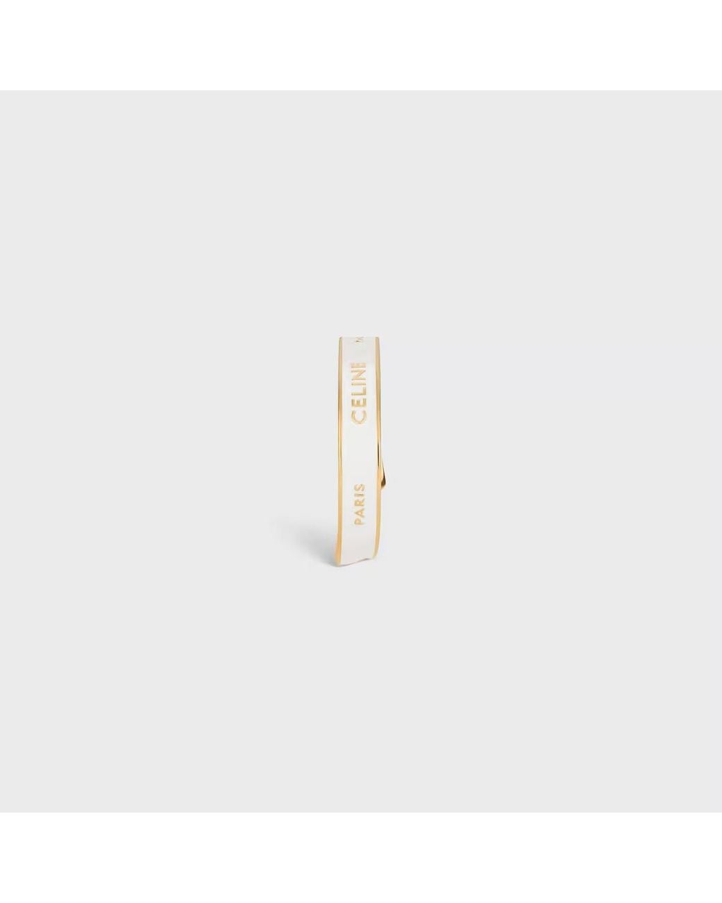 Céline Metallic Ribbon Small Cuff