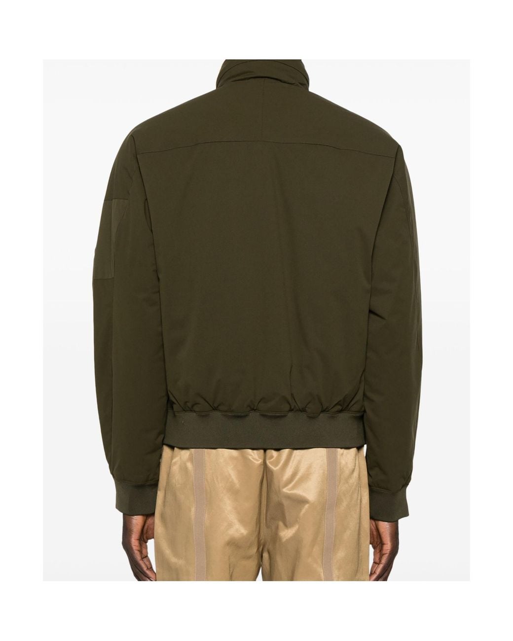 C P Company Green Pro-Tek Bomber Jacket for men