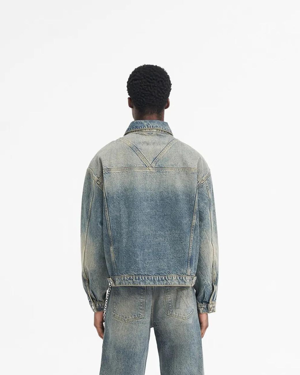 Represent Blue R4 Denim Jacket for men