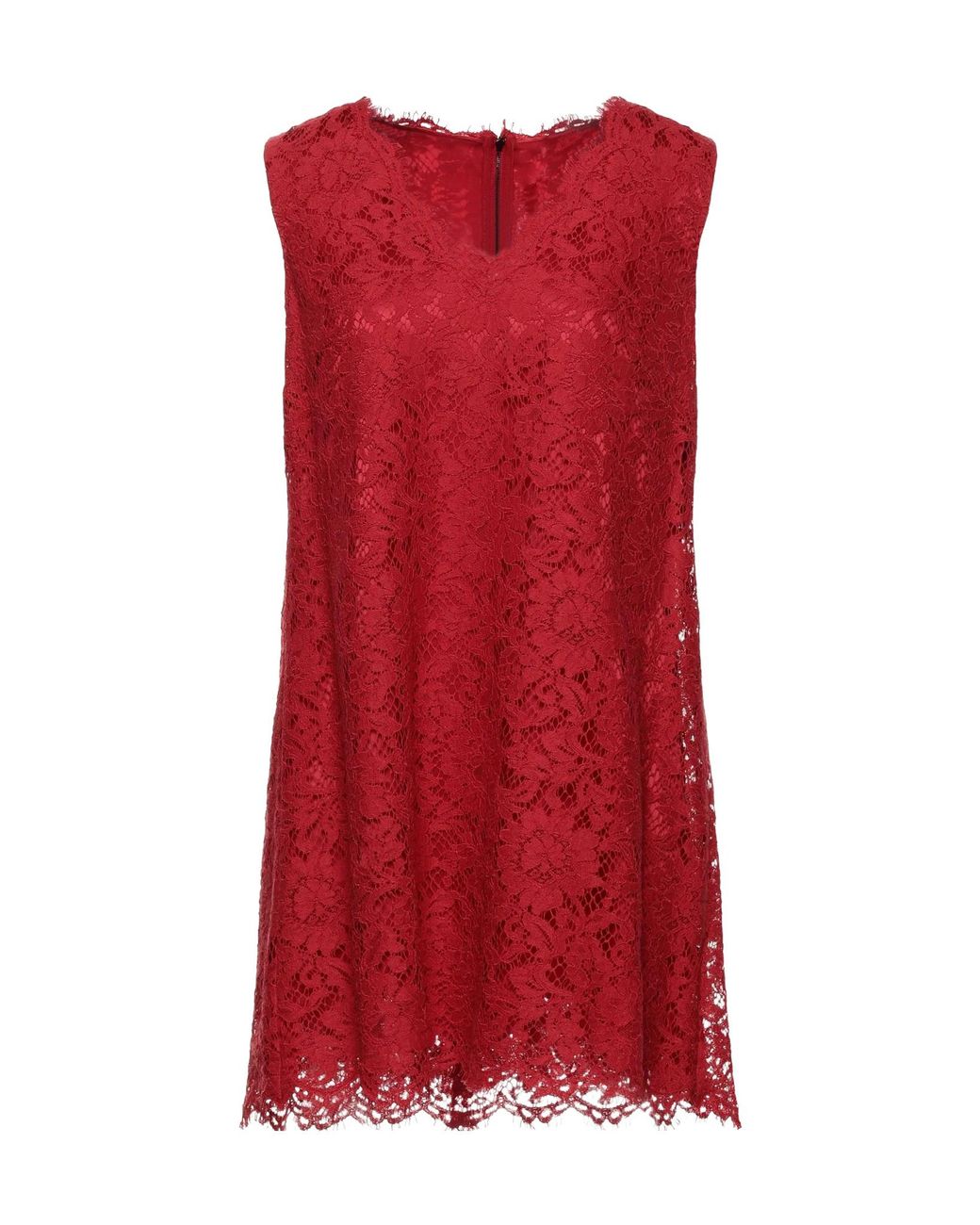 Dolce & Gabbana Red Mini Dress Cotton, Viscose, Polyamide