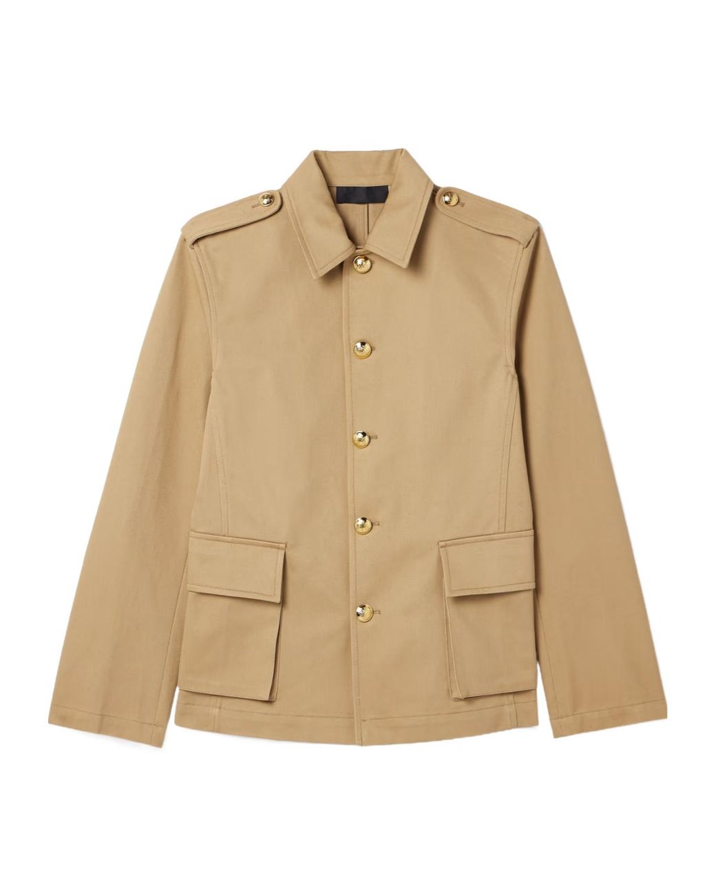 Nili Lotan Natural Collared Casual Jacket