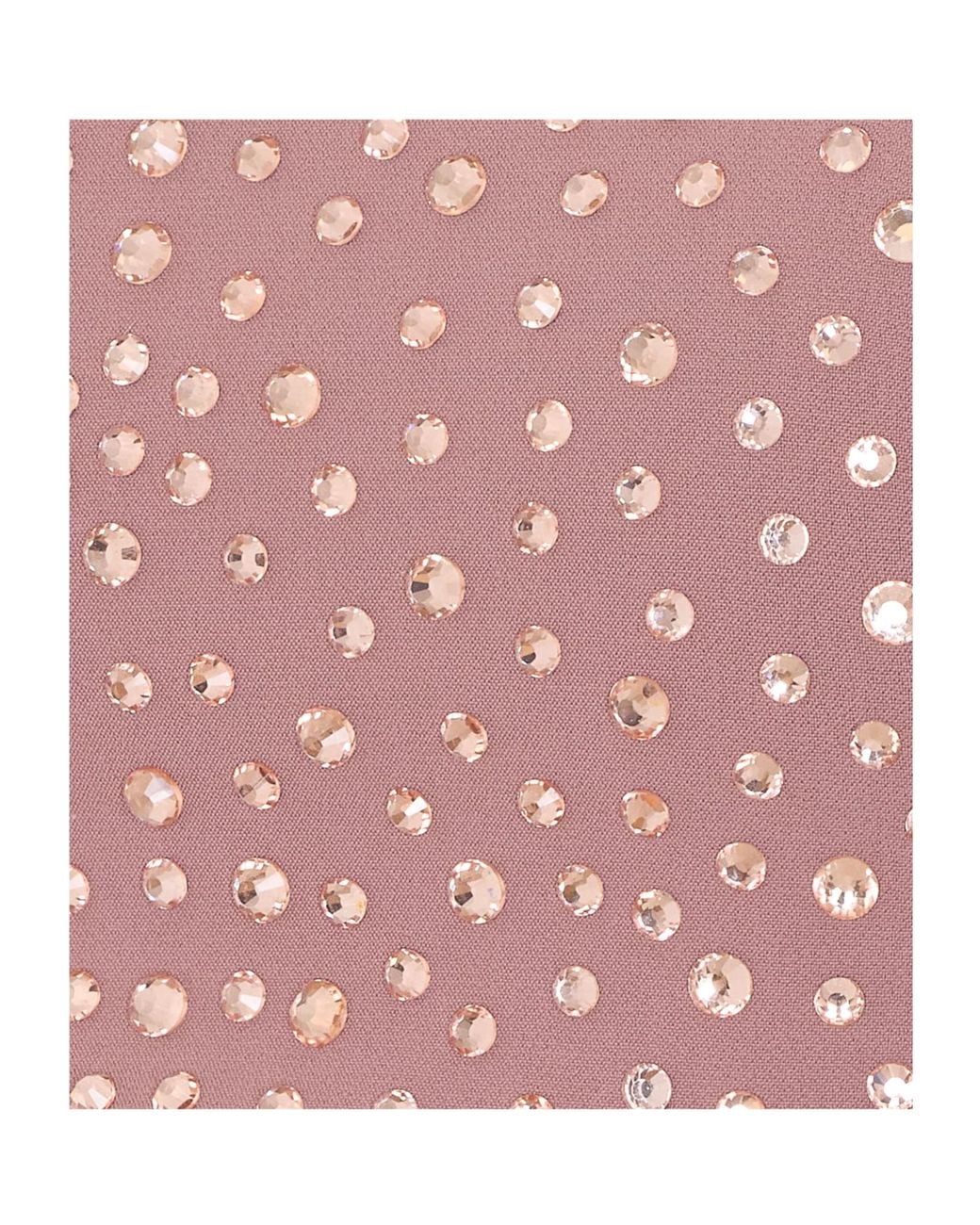 Patrizia Pepe Pink Crystal Embellished Crop Top