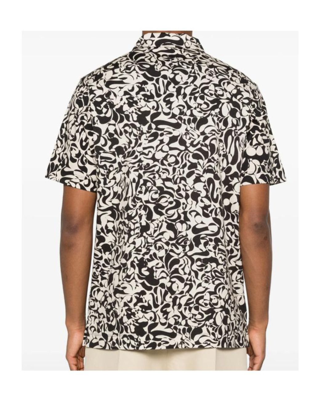 Dries Van Noten White Printed Shirt for men