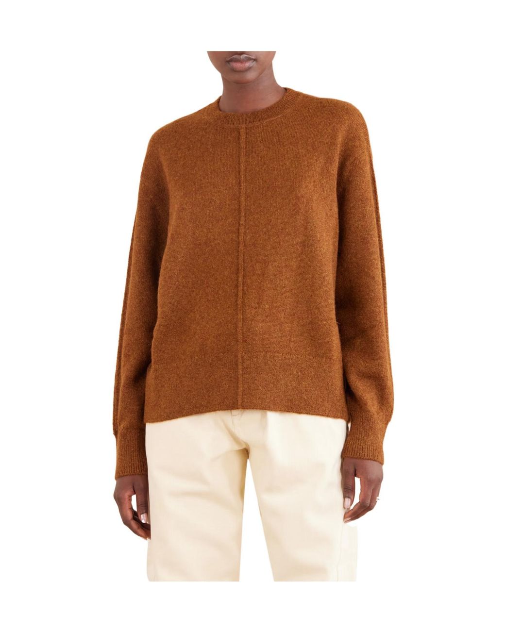 Isabel Marant Brown Alpaca-Blend Sweater