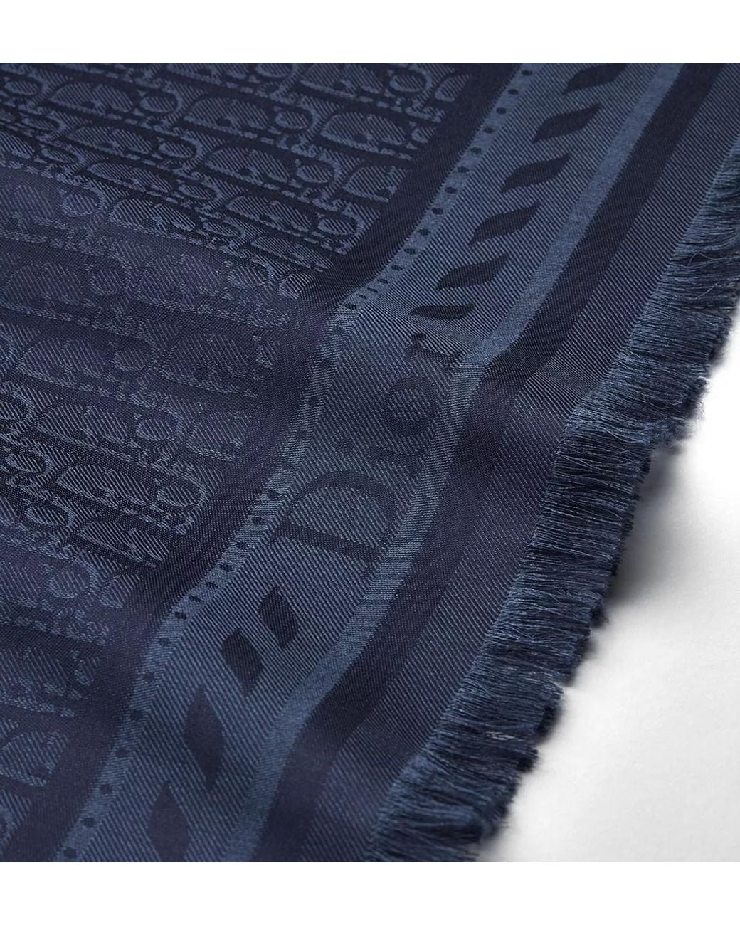 Dior Blue Oblique Shawl