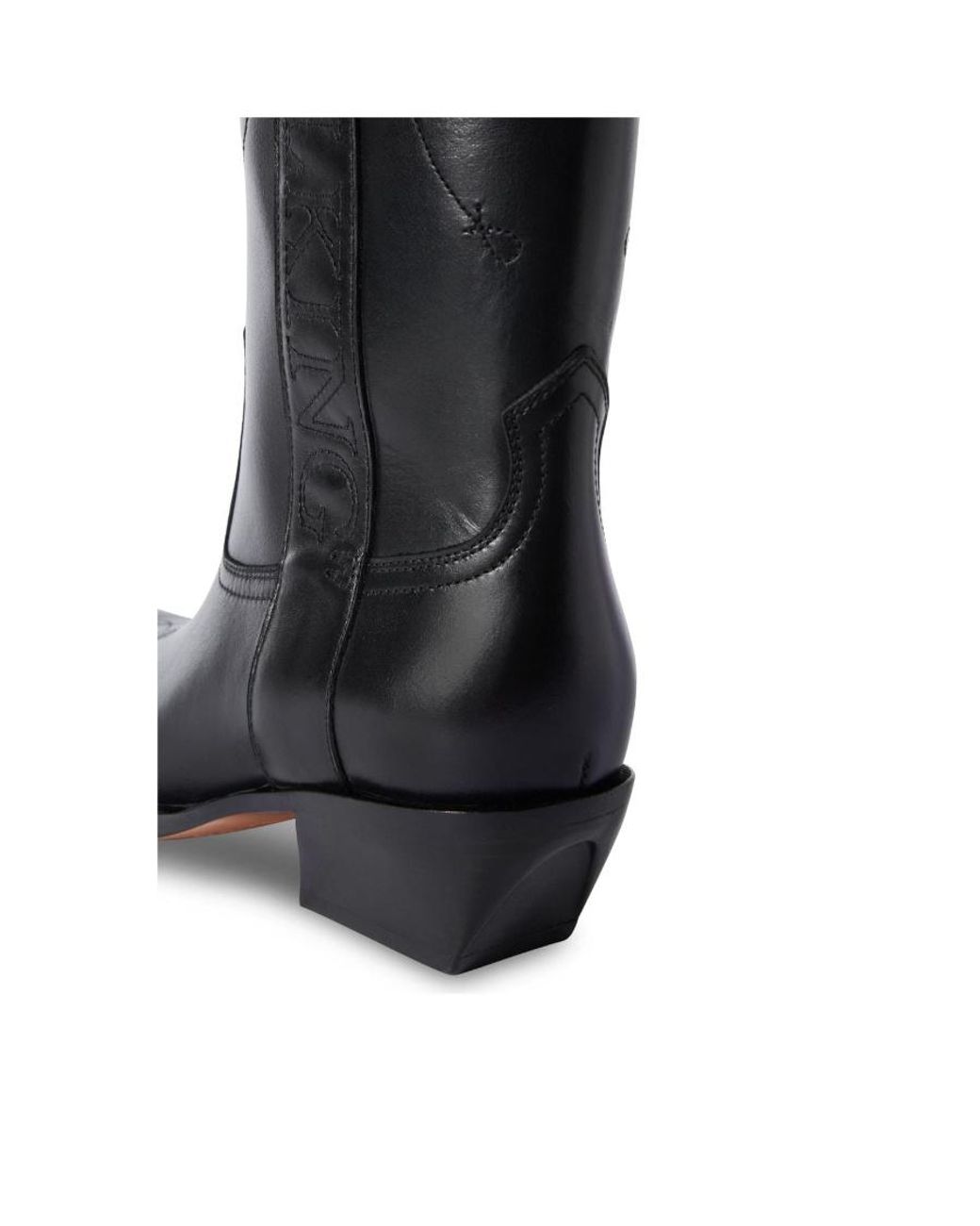 Off-White c/o Virgil Abloh Black "For Walking" Texan Boots