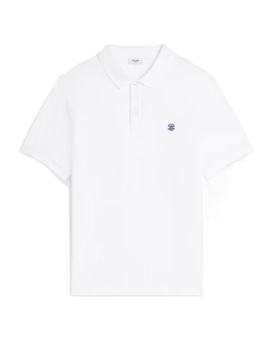 Céline White Polo Shirt for men