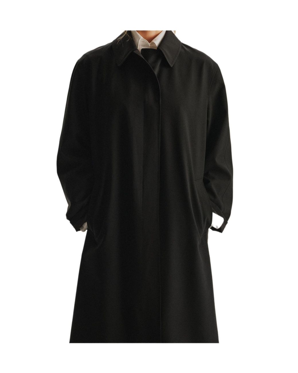 The Row Black Datima Coat