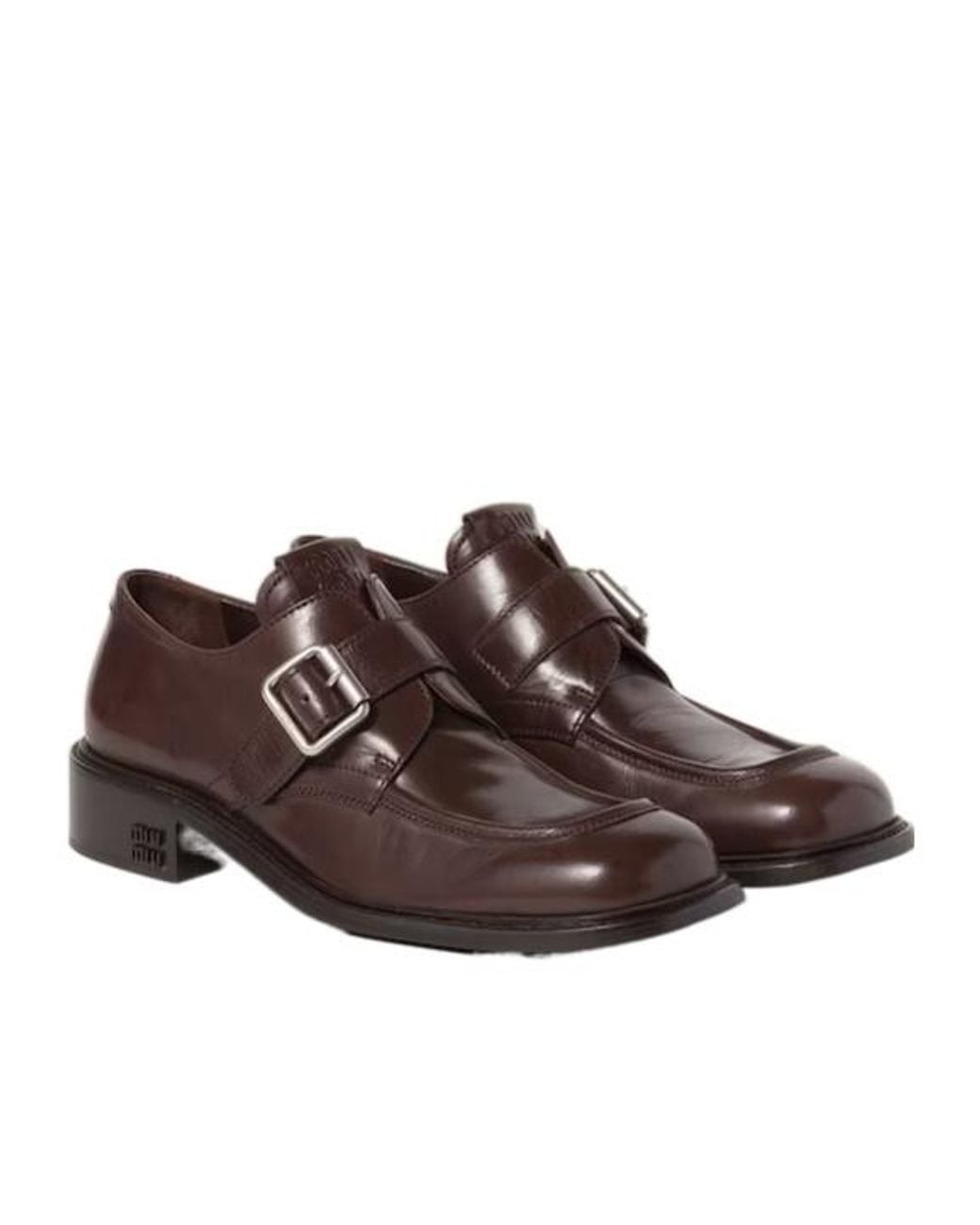 Miu Miu Brown Leather Brogues