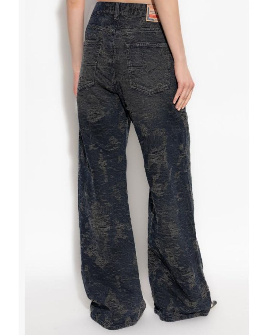 DIESEL Blue 1996 D-Sire Distressed Jeans