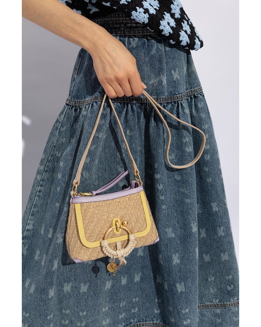 See By Chloé Natural Logo Shoulder Bag