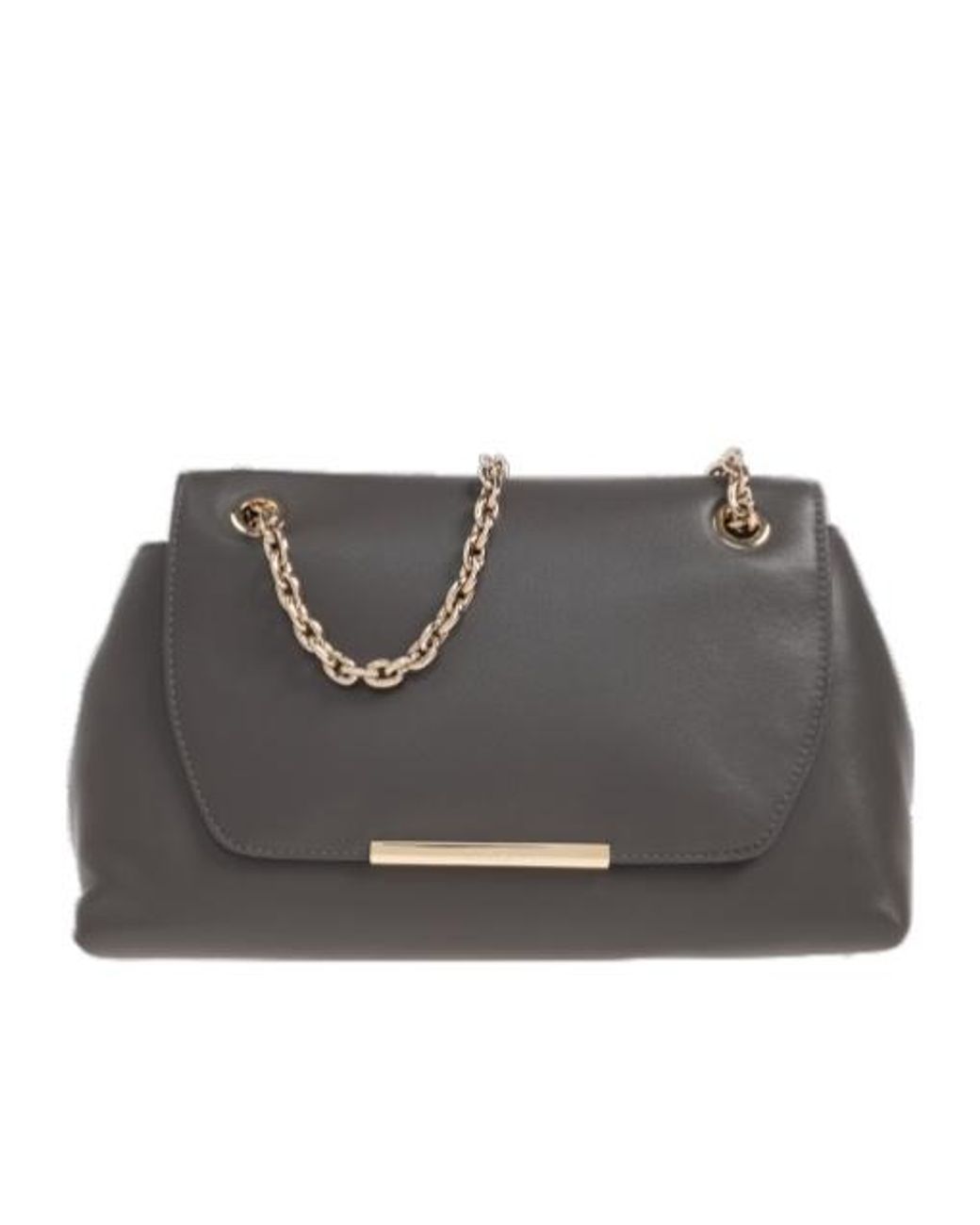 Furla Gray Nadia Small Shoulder Bag