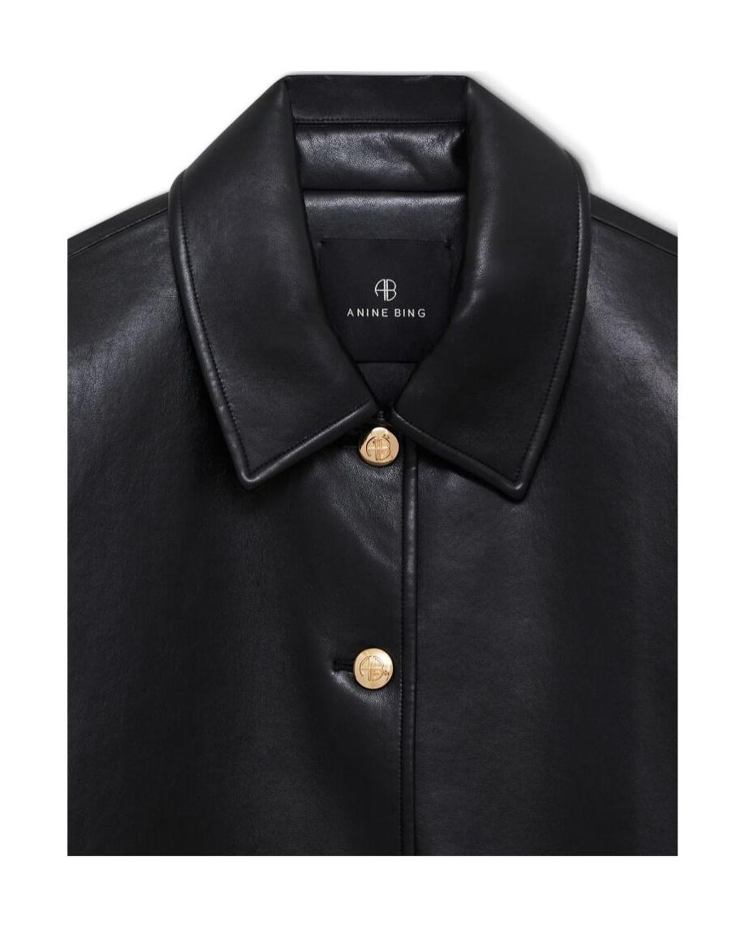 Anine Bing Blue Button-Front Jacket