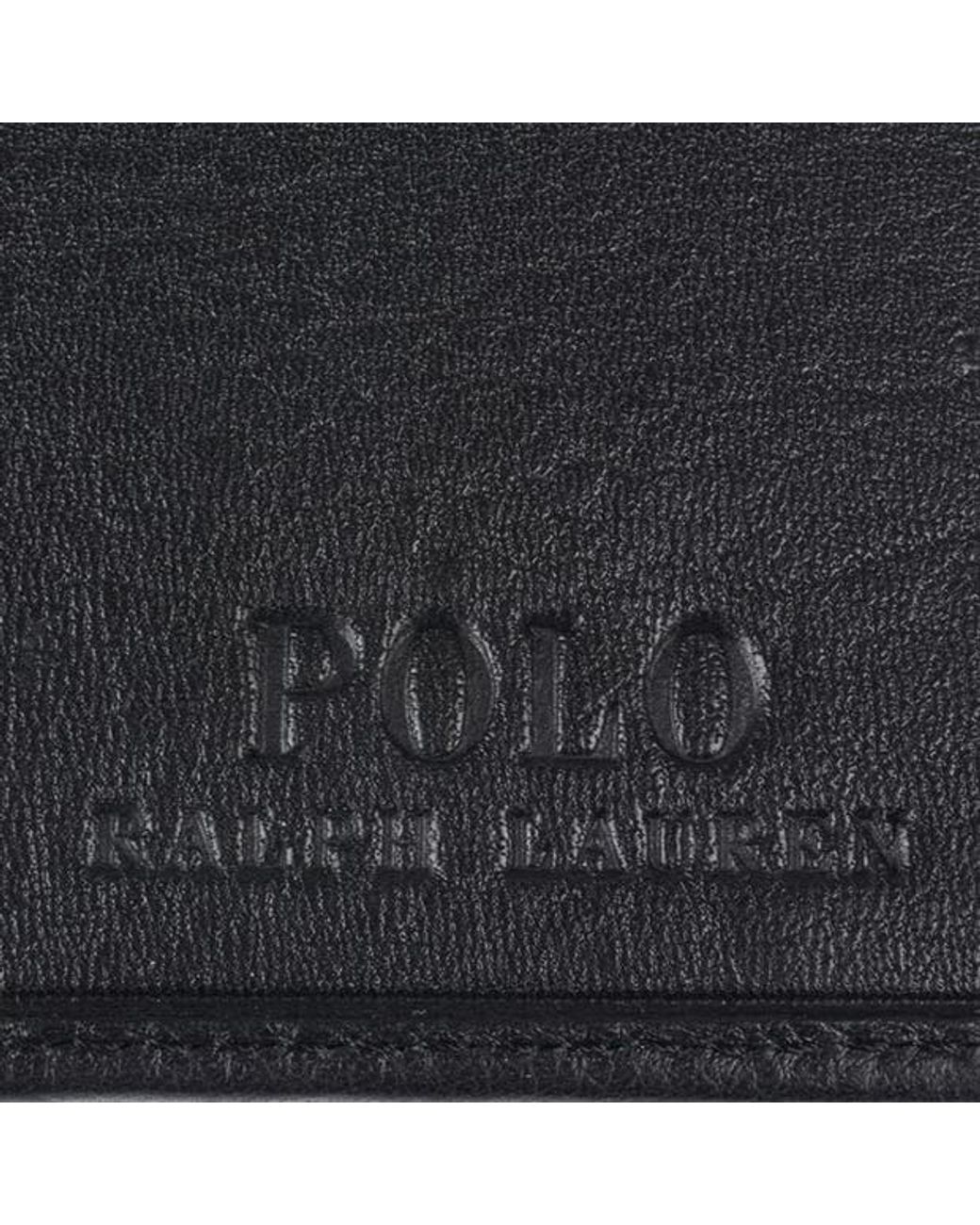 Polo Ralph Lauren Black Folding Wallet for men