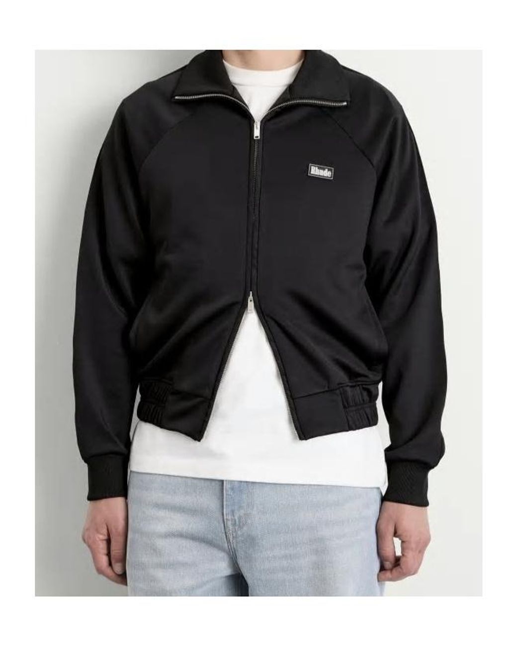 Rhude Black Madera Track Jacket for men