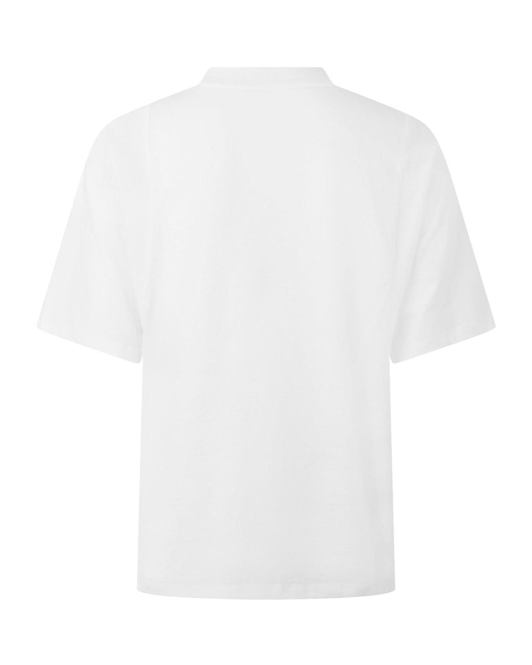 Balmain White Simple T-Shirt for men