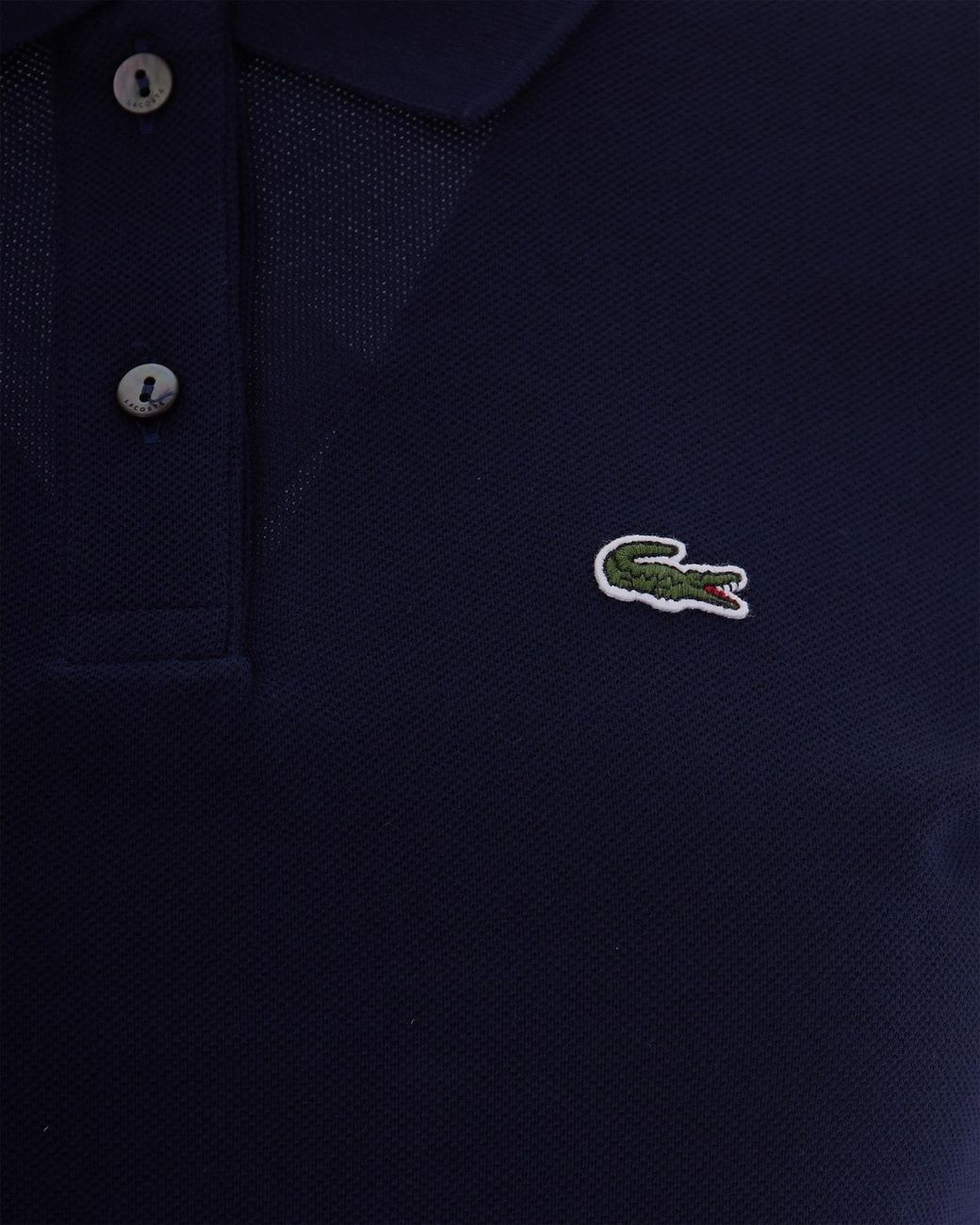 Lacoste Black Buttoned Polo Shirt