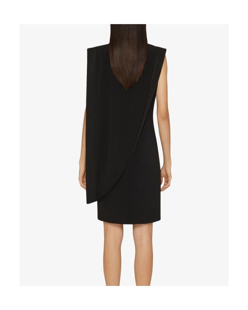 Givenchy Black Crepe Sleeveless Dress