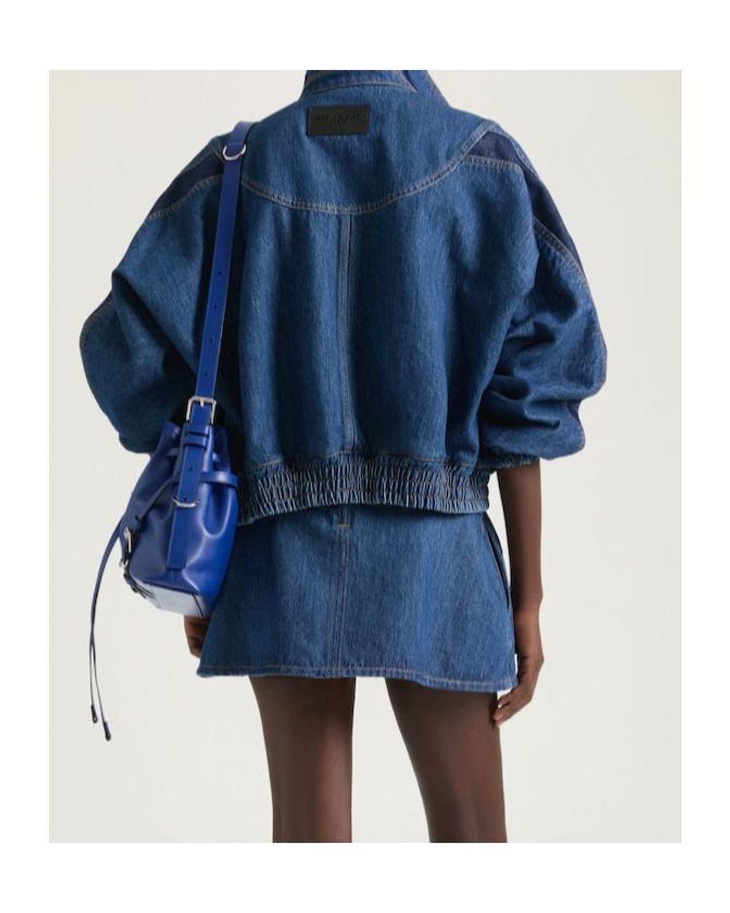 Givenchy Blue Denim Bomber Jacket