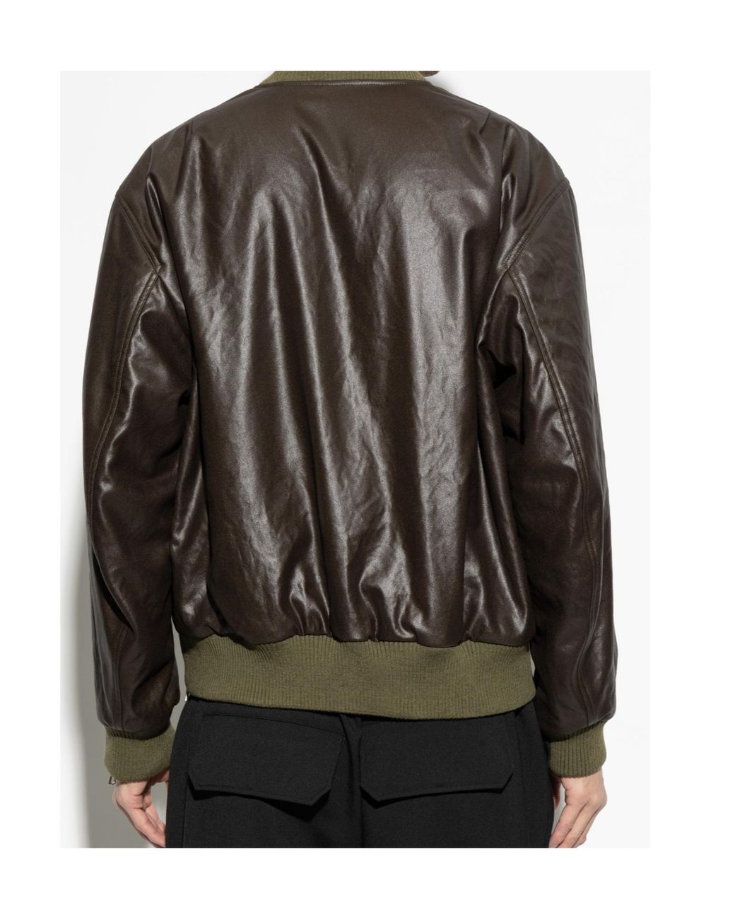 Dries Van Noten Gray Bomber Type Jacket for men