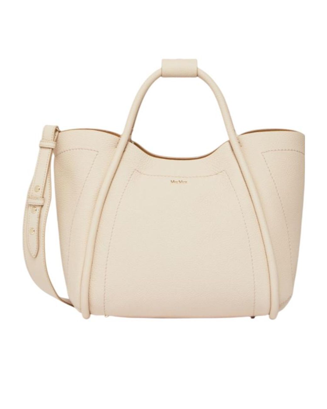 Max Mara Natural Small Marine Bag