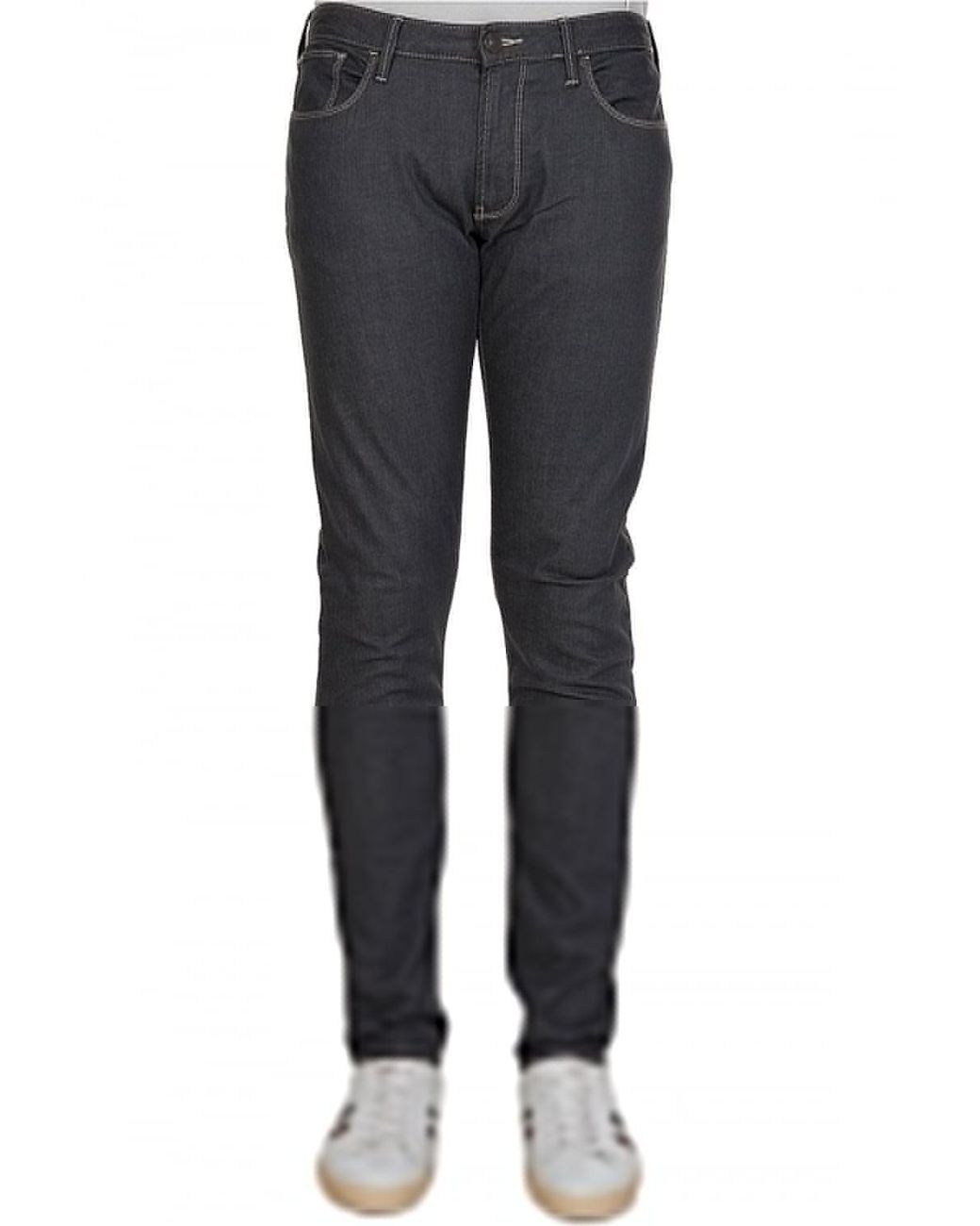 Armani Jeans Gray Logo Jeans for men