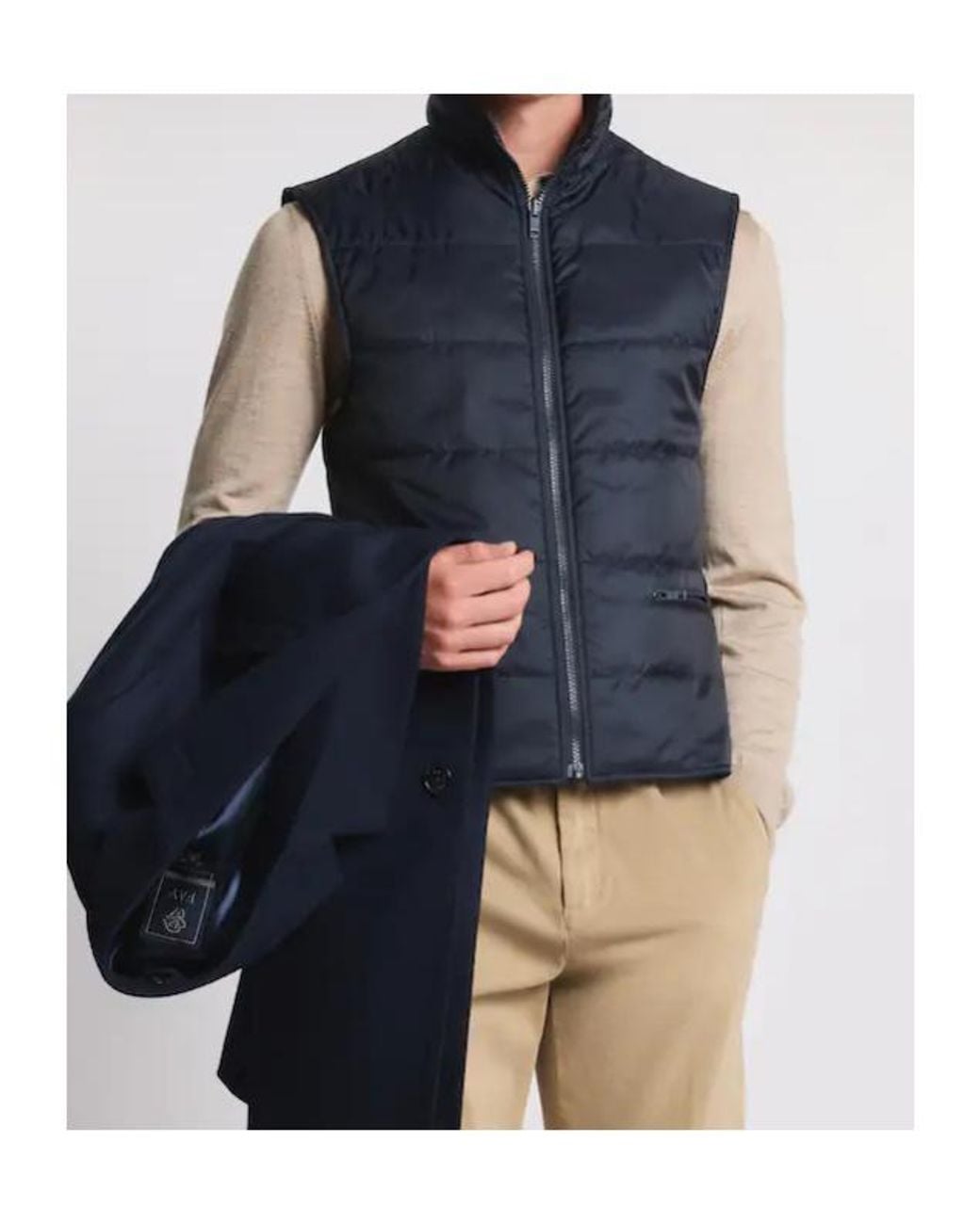 Fay Blue 3-In-1 Double Coat for men