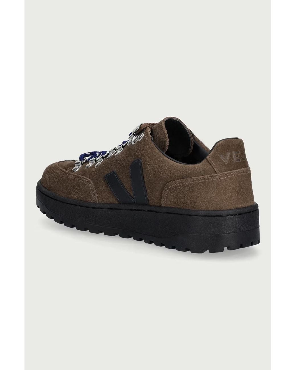 Veja Brown Hiker-Lace Low-Top Sneakers