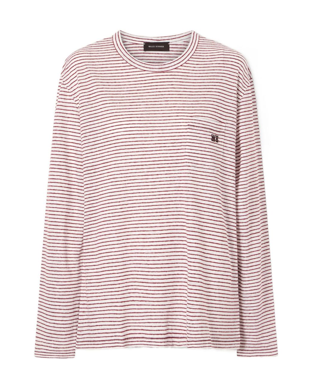 Wales Bonner Pink Loose Striped T-Shirt