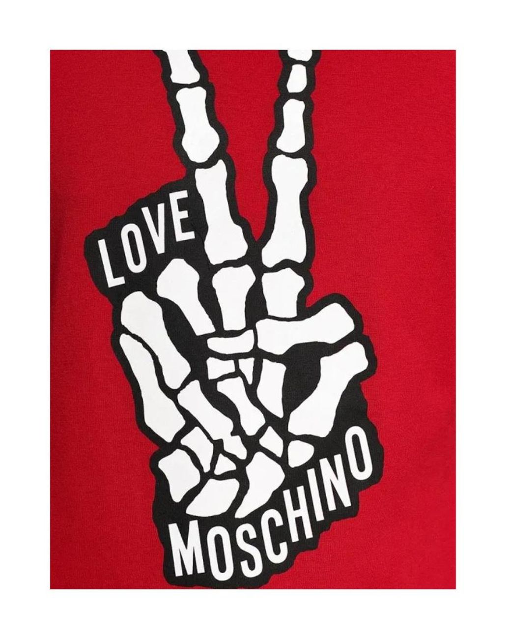 Moschino Red Long Sleeved T-Shirt for men