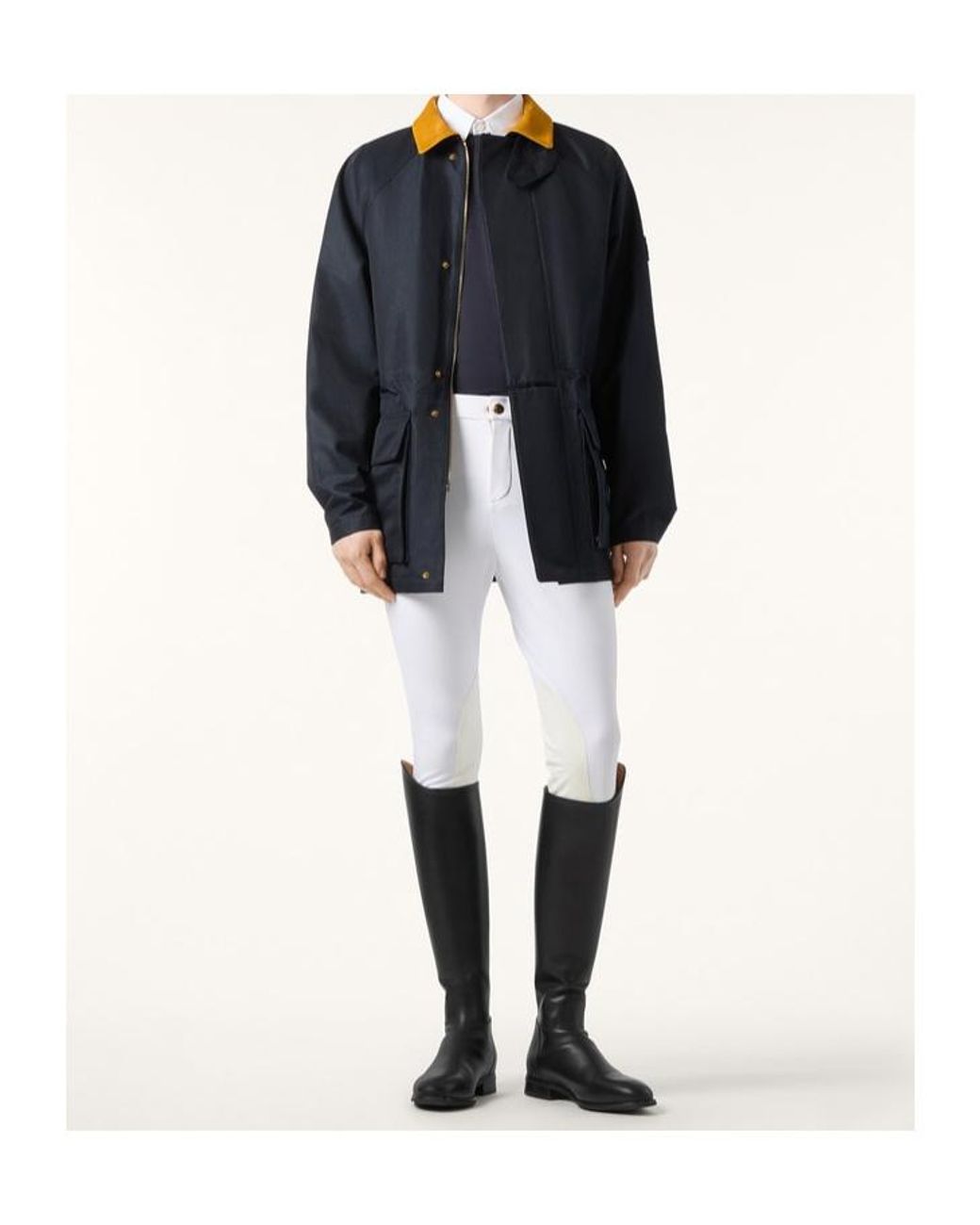 Loro Piana Blue Horsey Jacket for men