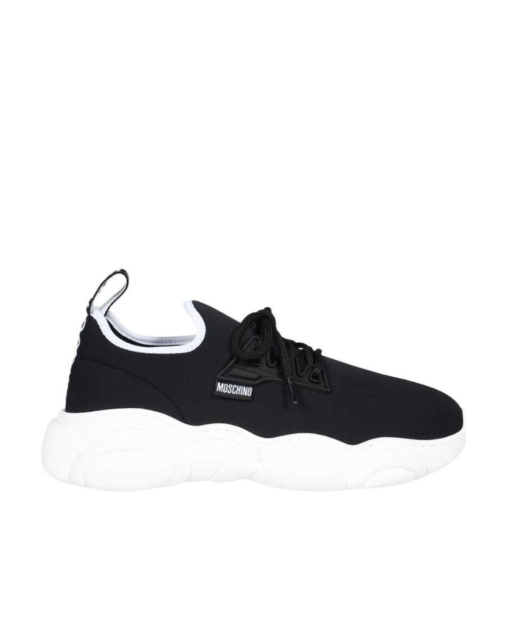 Moschino Black Logo Sneakers for men