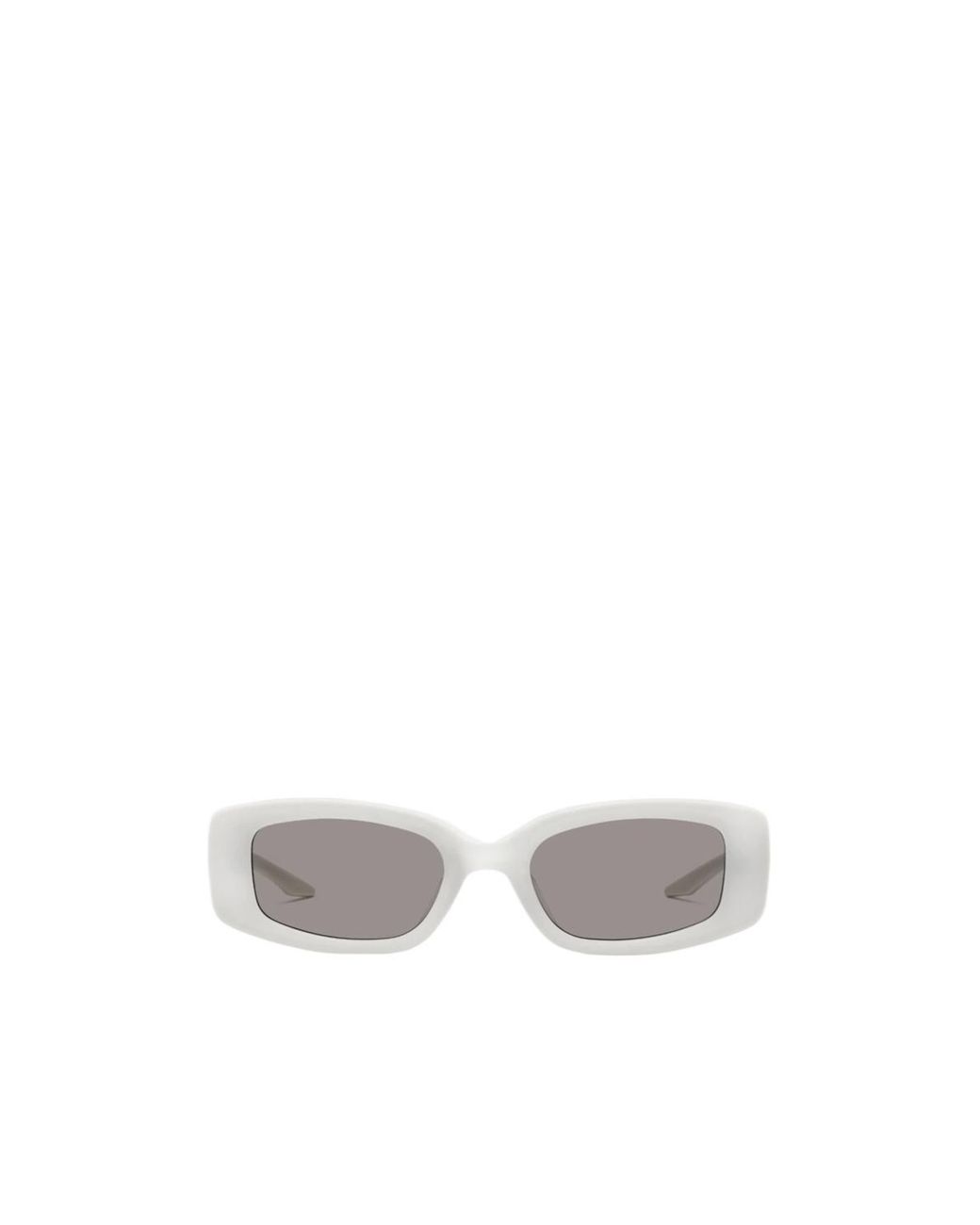 Gentle Monster White Geometric Sunglasses