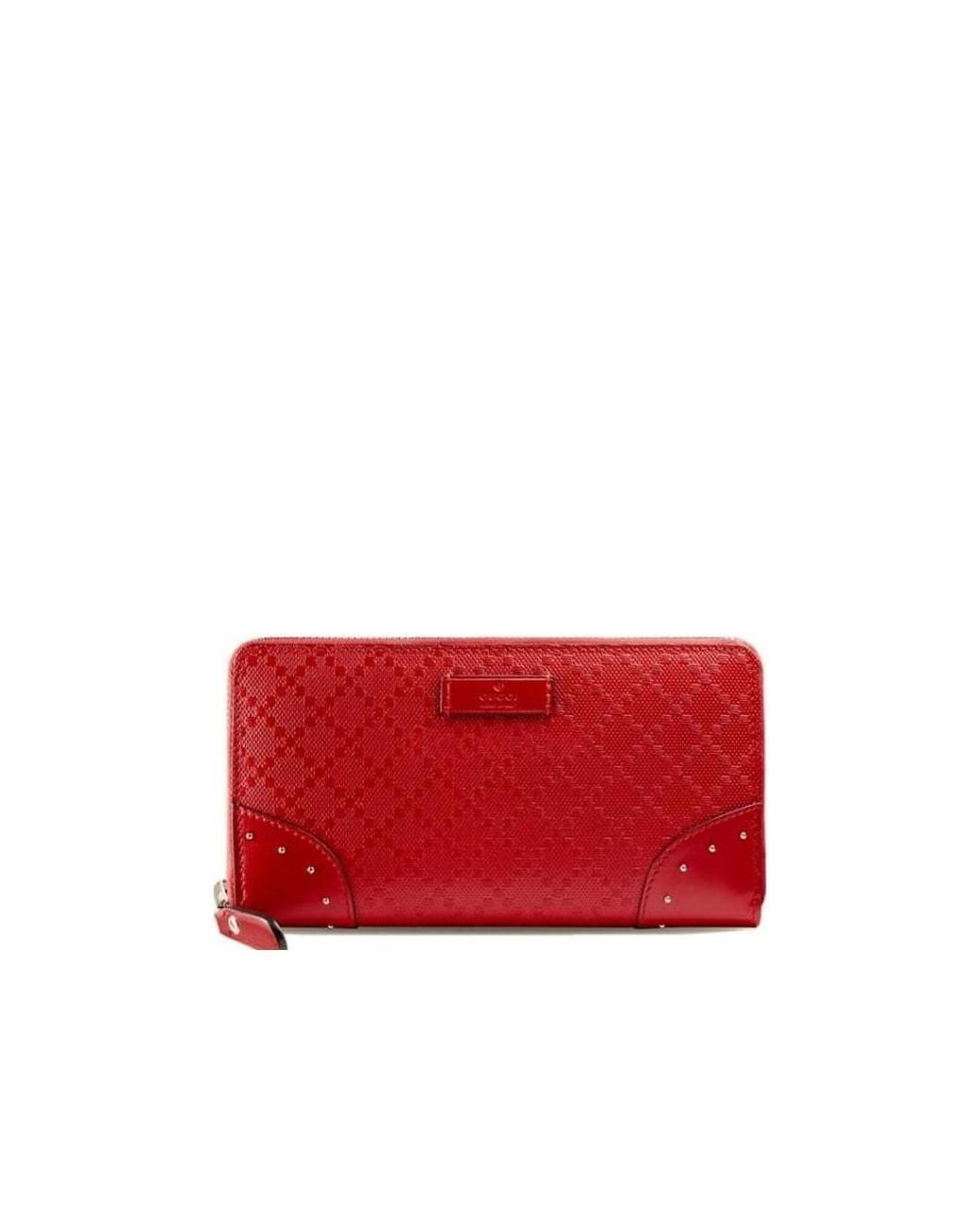 Gucci Red Zipper Wallet