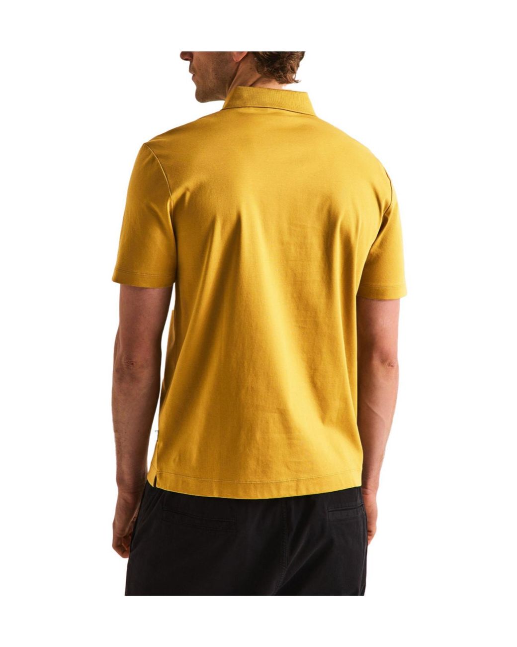 Boss Yellow Shortsleeve Polo Shirt for men
