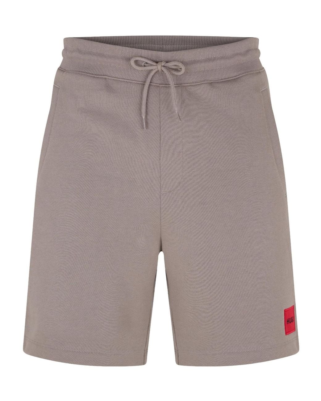 Boss Gray Jogger Fleece Shorts for men