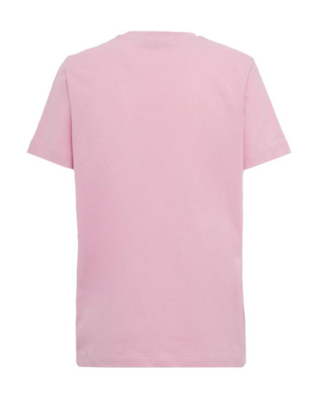 MSGM Pink Logo Cotton T-Shirt