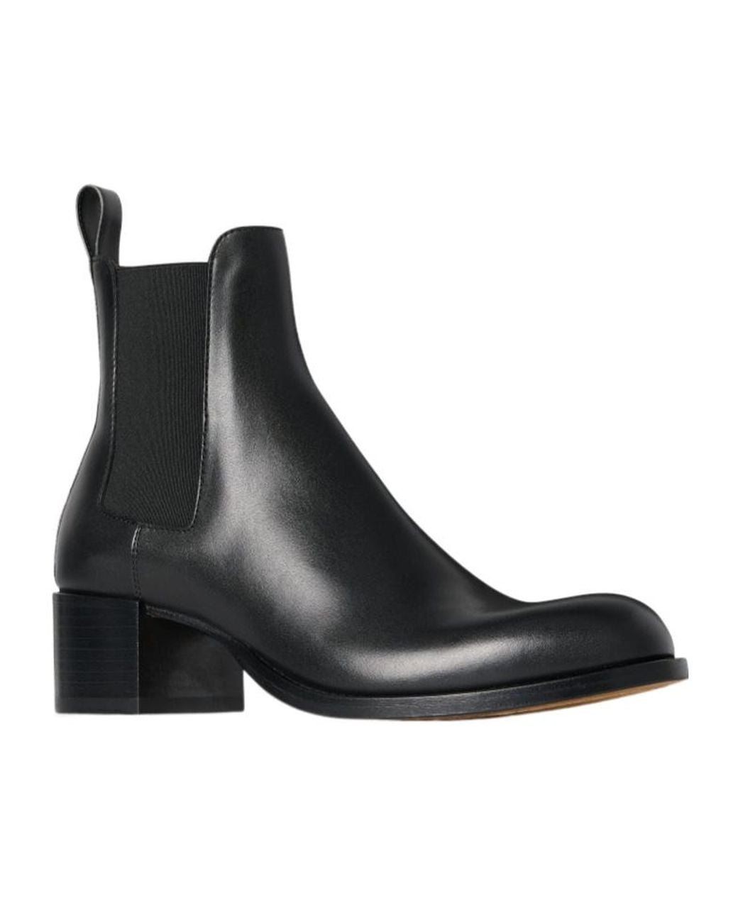 The Row Black 55Mm Nobilis Chelsea Boots