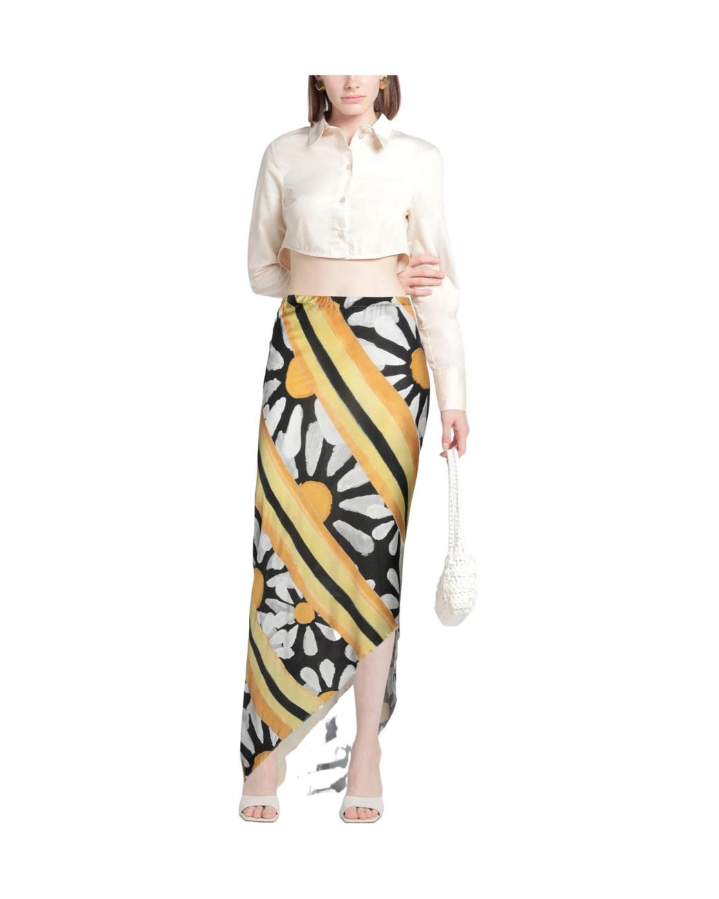 Marni Metallic Midi Skirt
