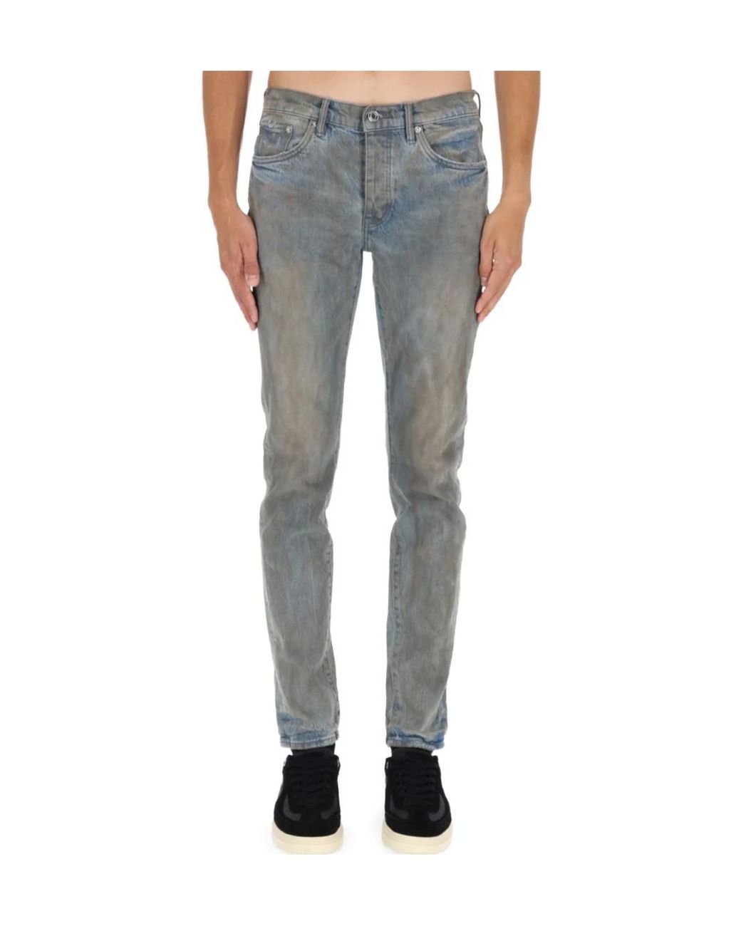 Purple Brand Gray Monterrico Skinny Jeans for men