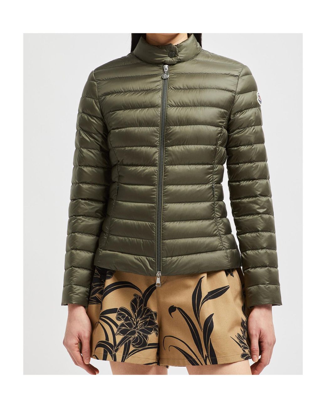 Moncler Green Igelle Short Down Jacket