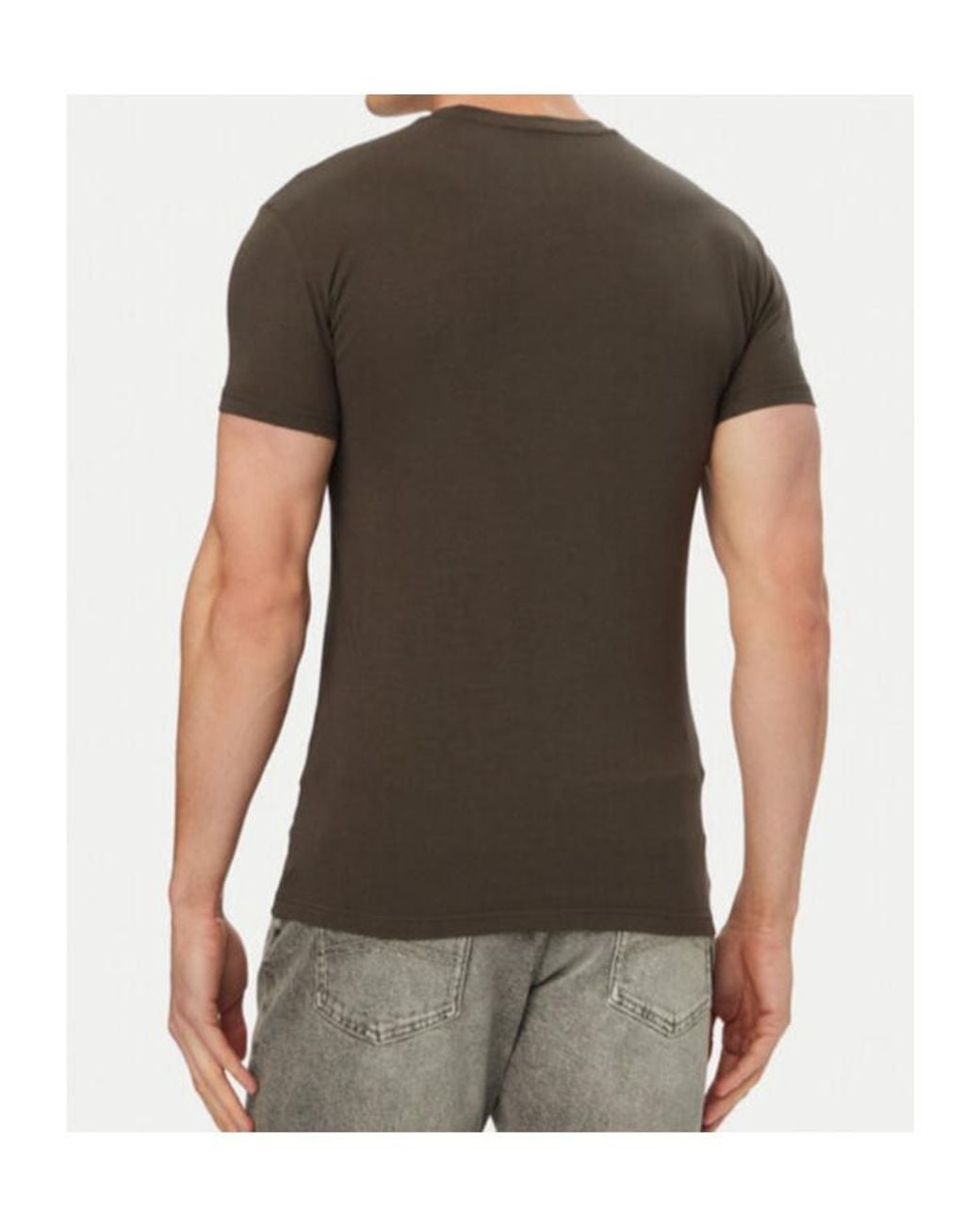 Emporio Armani Black Short-Sleeved T-Shirt for men